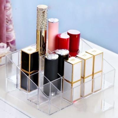 KHAY ĐỰNG SON 24 Ô MICA TRONG SUỐT CỰC ĐẸP